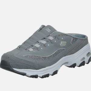 Skechers Women’s Sport D'Lites Slip-On Mule Size 7 Gray Sneakers SN11940/GYW